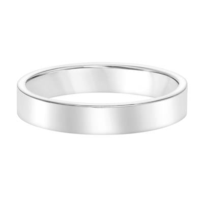 Flat Standard Fit Wedding Band - 4mm