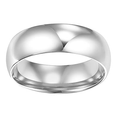 Low Dome Comfort Fit Wedding Band - 6mm