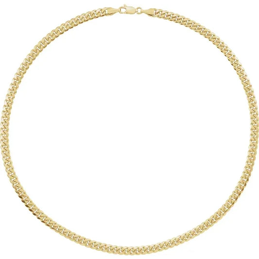 Miami Cuban Chain in 14k Yellow Gold - 5.60mm Width - Length 20"