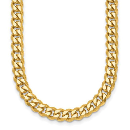 Miami Cuban Chain in 14k Yellow Gold - 5.60mm Width - Length 20"