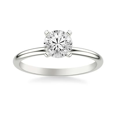 Jackson Jewelers Classic Peg-Style Crown Solitaire Engagement Ring - Color Options
