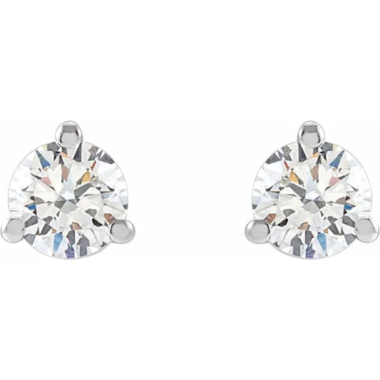 Diamond Stud Earrings - .33ct Natural