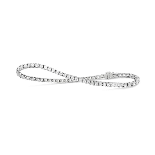 3.00ct Classic Diamond Stackable Tennis Bracelet - White Gold