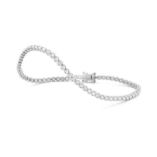 1.50ct Riviera Diamond Tennis Bracelet in White Gold