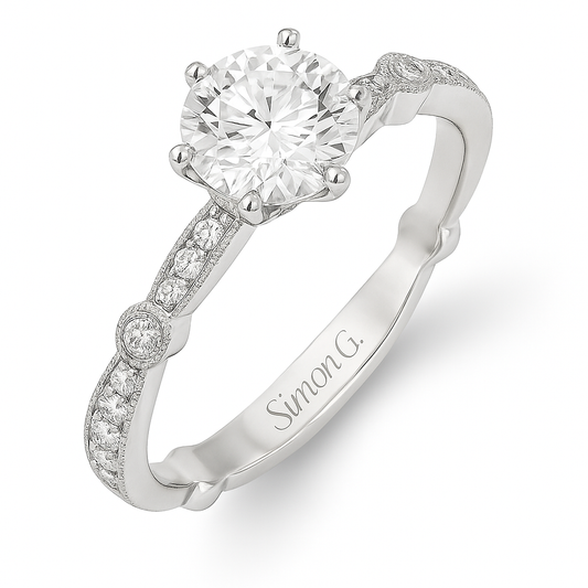 Vintage Diamond Engagement Ring - 1.00ct Round