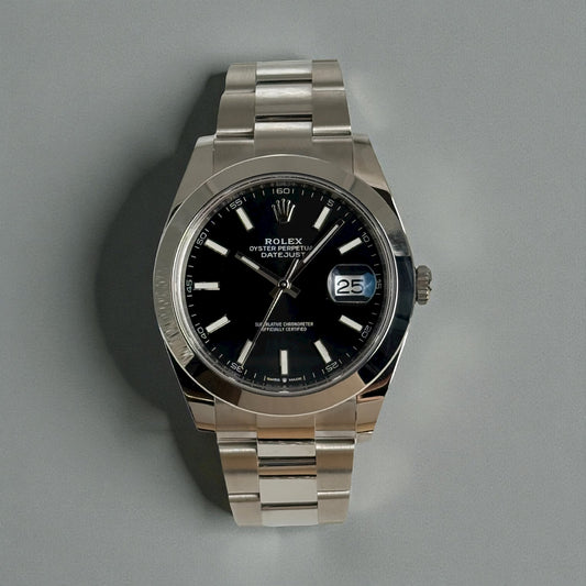 Rolex Datejust 41 - Black Dial - Stainless Steel - 126300 (2022)