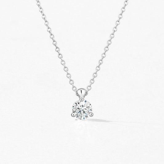 HOF CLASSIC 3 PRONG DIAMOND SOLITAIRE PENDANT