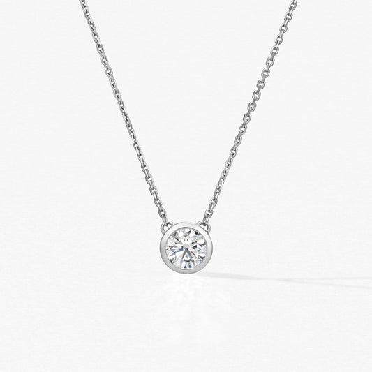 HOF CLASSIC BEZEL SOLITAIRE PENDANT