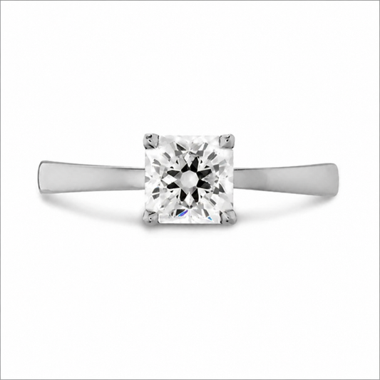 Classic Solitaire with Signature Square Dream Cut Diamond - .74ct