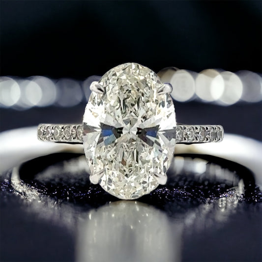 5.00ct Lab Created Diamond Engagement Ring