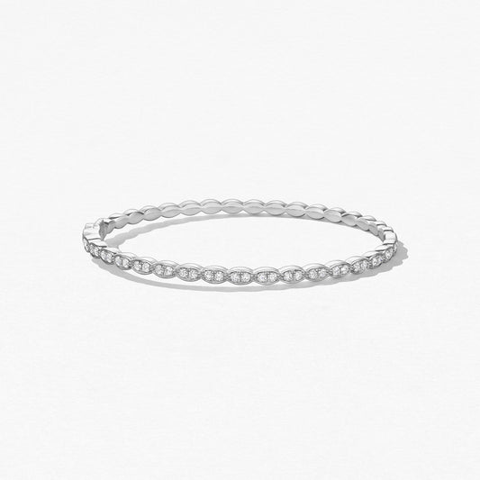 Lorelei Floral Diamond Bangle - Color Options