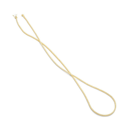 Eternity Straight Line Tennis Necklace 18" - 1.50ct - Color Options