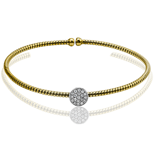 Flexible Diamond Pave Bangle - Color Options