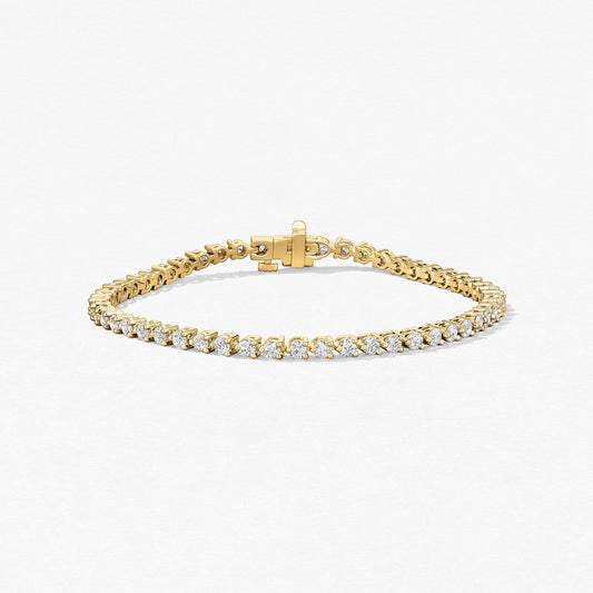 Select Temptation Three-Prong Bracelet with 3.00ct Diamonds - 7"