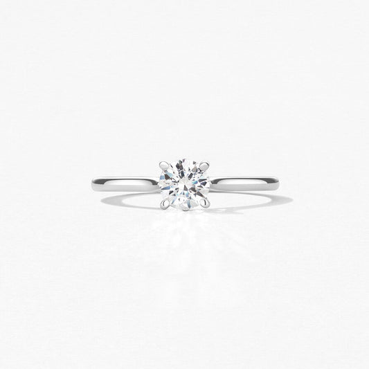 Camilla 4 Prong Engagement Ring - Platinum