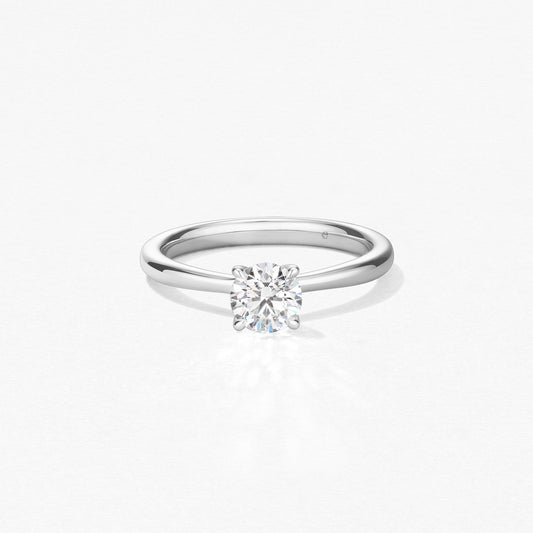 Vela Solitaire Ring - Platinum