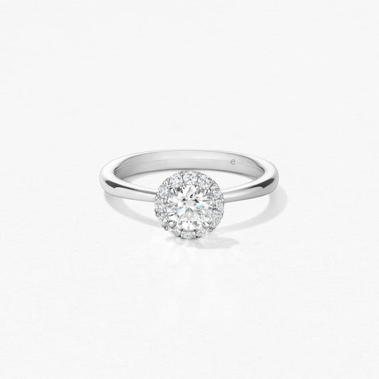 Vela Halo Ring - Gold Options