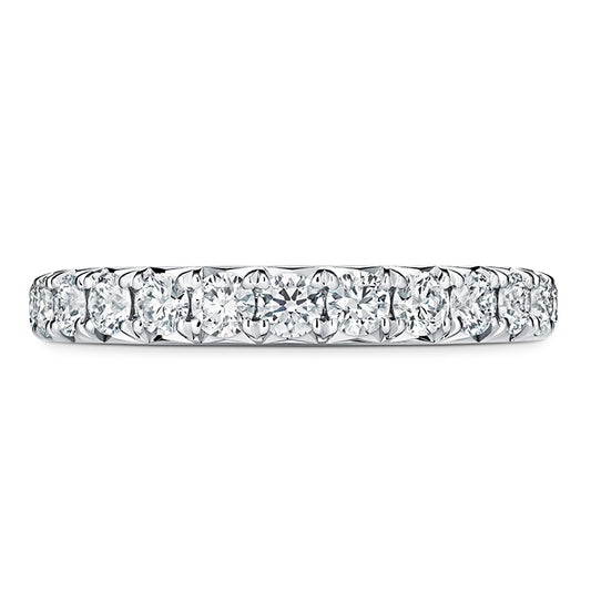 VELA FRENCH CUT PAVE BAND - LARGE - GOLD OPTIONS