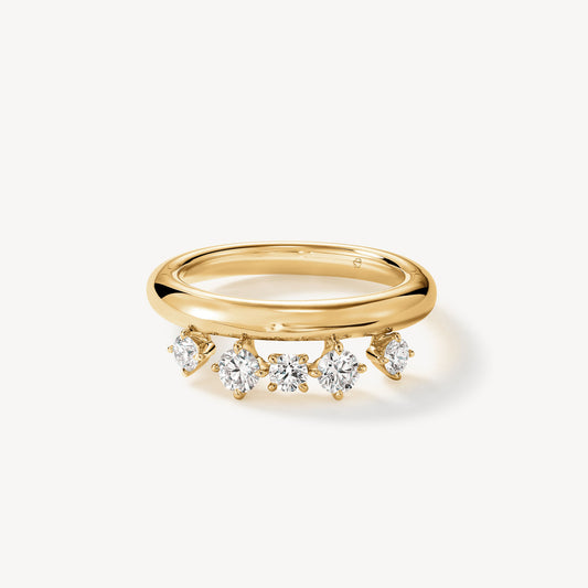 Barre Floating Diamond Ring - Gold Options