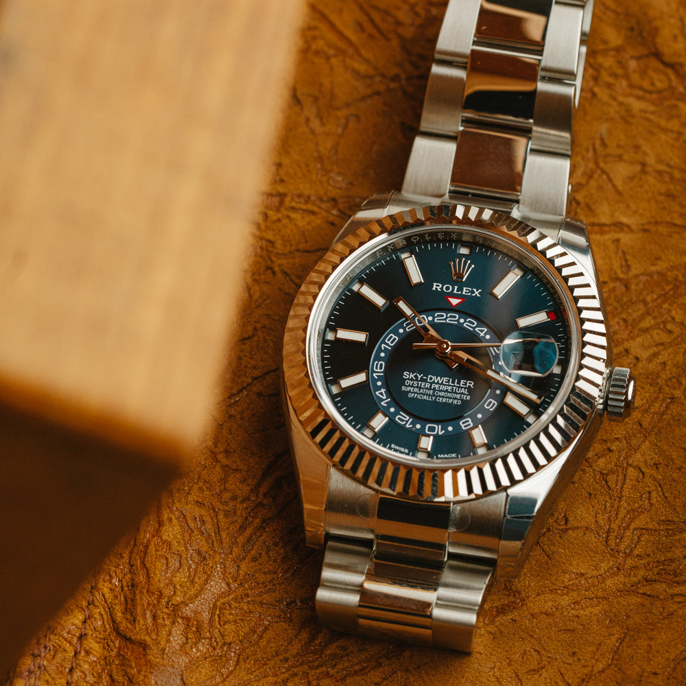 Rolex Sky-Dweller 42mm Silver Blue Dial