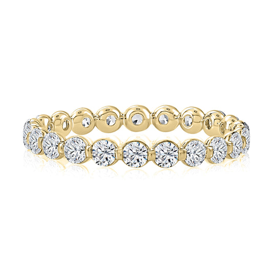A. Jaffe Lotus Collection Diamond Eternity Band – 1.10ct - Shared Prong Setting - Color Options