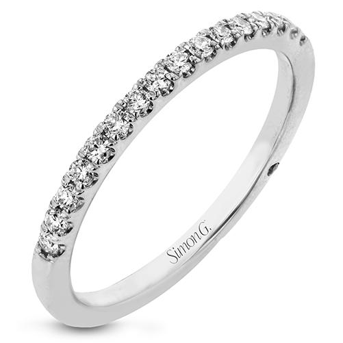 Thin Flush Fit Half Way Diamond Matching Band - Platinum