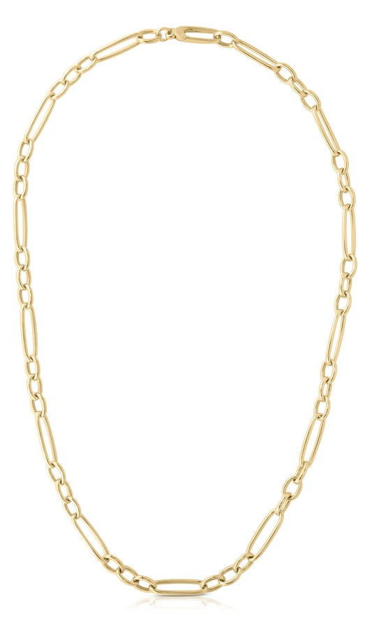 Alternating Oval Link Chain Necklace