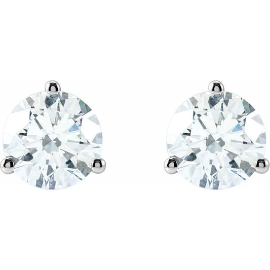 Diamond Stud Earrings - 1.42ct Natural