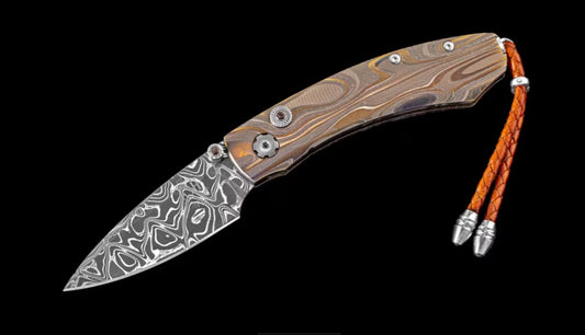 B09 Kestrel - Intrepid Damascus Blade with Titanium Frame