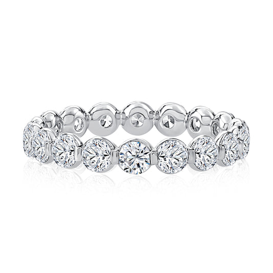 A. Jaffe Lotus Collection Diamond Eternity Band - 1.71ct - Shared Prong Setting - Color Options