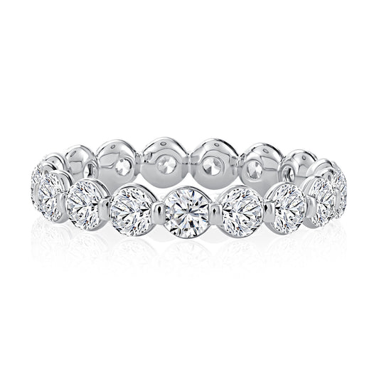 A. Jaffe Lotus Collection Diamond Eternity Band – 2.40ct - Shared Prong Setting - Color Options
