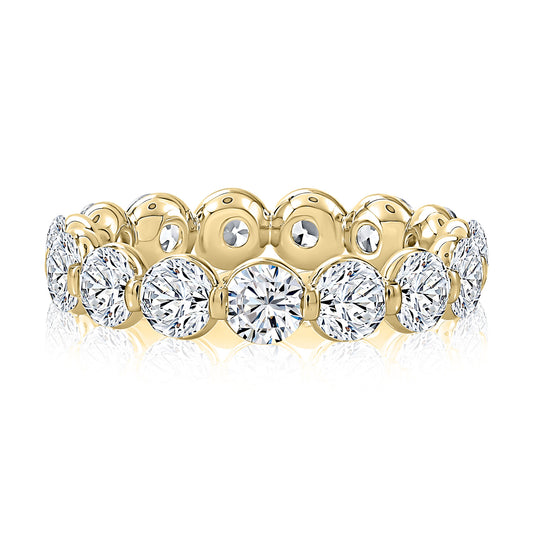 A. Jaffe Lotus Collection Diamond Eternity Band – 4.29ct - Shared Prong Setting - Color Options